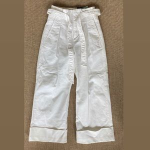 Ann Taylor | White High Rise Pants • 0P
